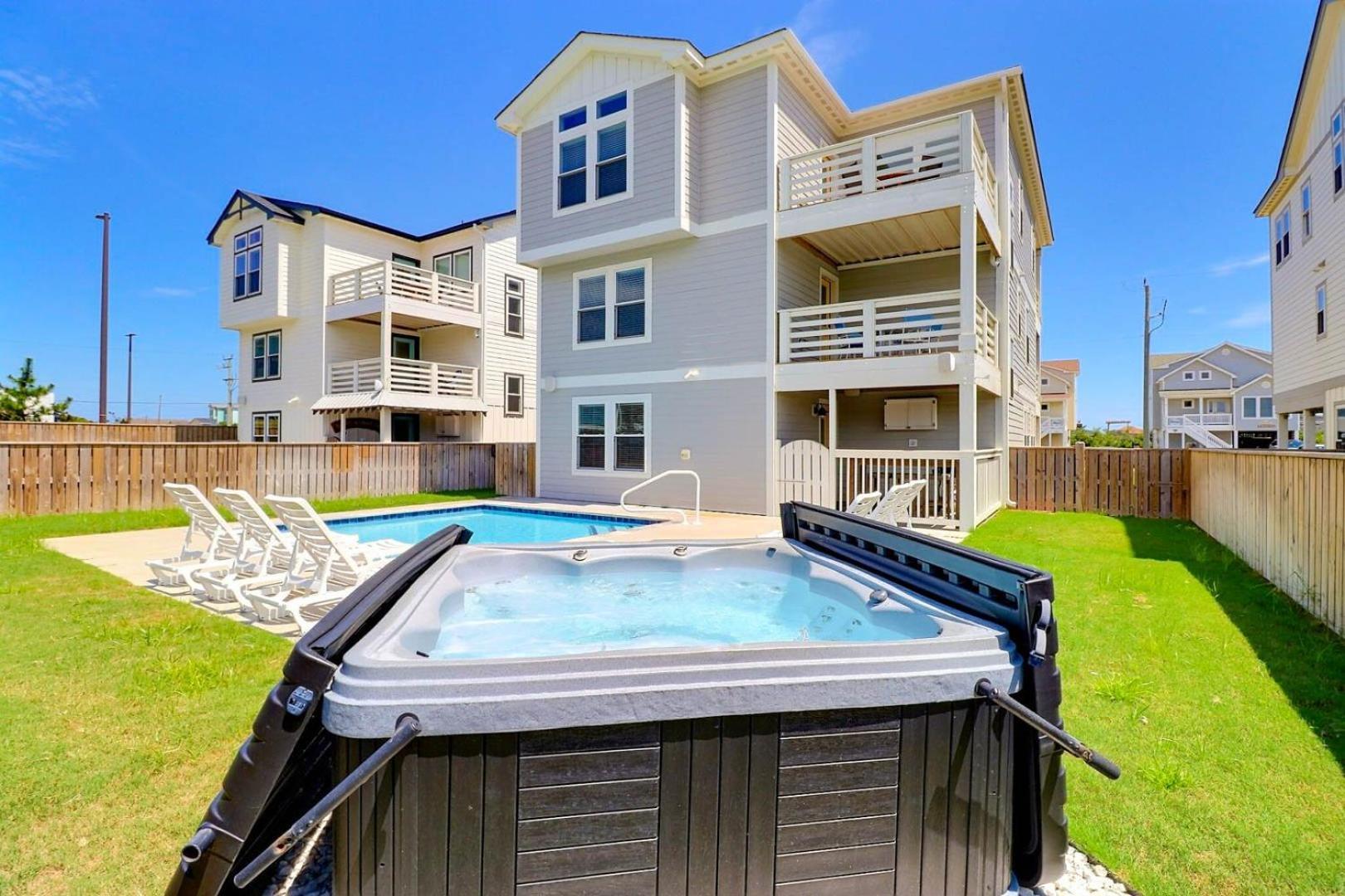 4058 Beach Haven 4 Min Walk To Beach Pool Kitty Hawk Bagian luar foto
